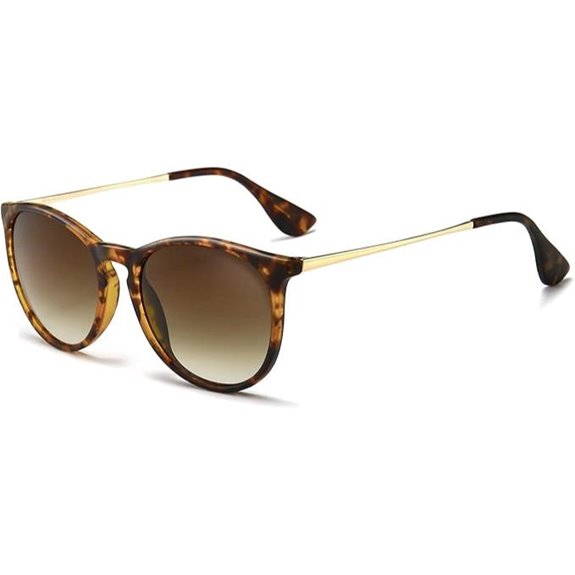 SUNGAIT Vintage Round Sunglasses for Women Men
