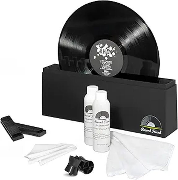 Big Fudge Vinyl Record Cleaning Kit with Spinner Machine