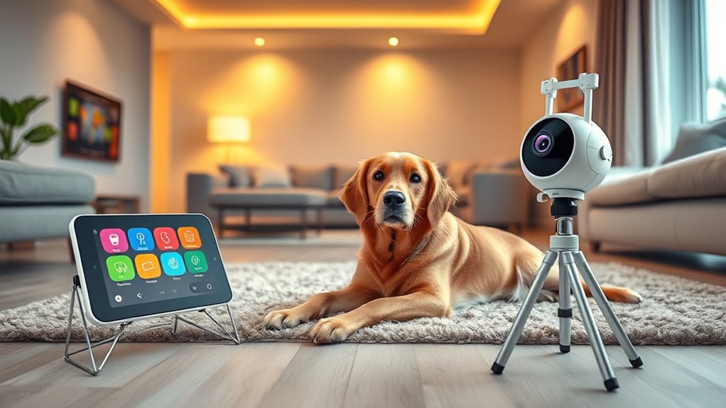 voice controlled pet interaction