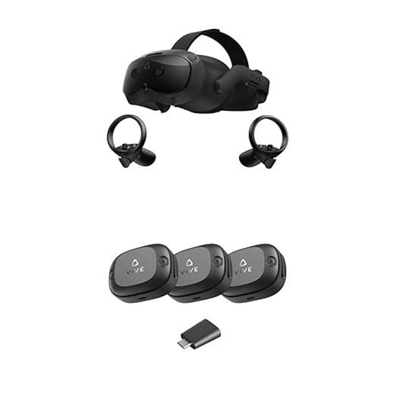 HTC Vive Focus Vision + 3 Trackers + Dongle