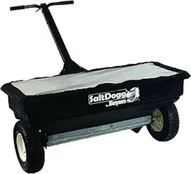 SaltDogg WB400 Walk-Behind Drop Salt Spreader