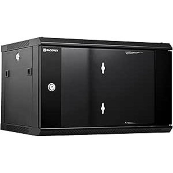 RackPath 6U Wall Mount Network Rack Cabinet