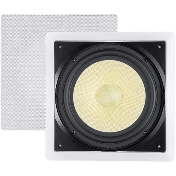 Monoprice 10-Inch In-Wall Subwoofer with Paintable Grill