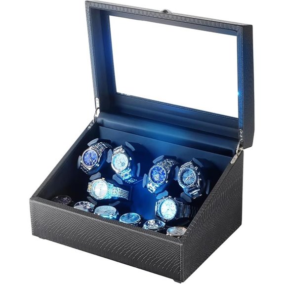 Isili Watch Winder with Storage and LED Light