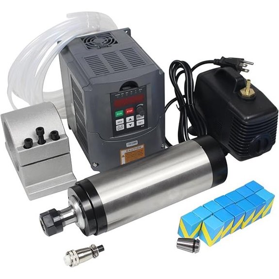 CNC Water Cooled Spindle Kit with VFD and Pump