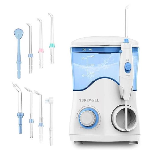 TUREWELL FC162 Water Dental Flosser with Tips