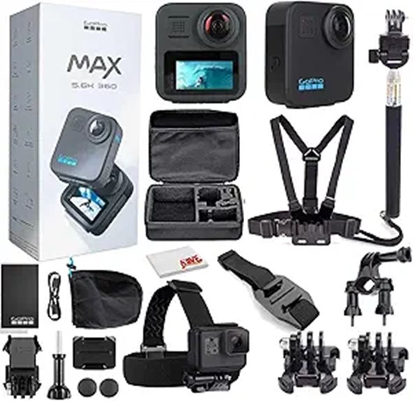 GoPro MAX 360 Waterproof Action Camera with Accessories