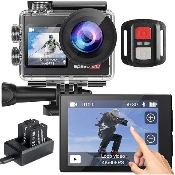 4K Action Camera with Waterproof and WiFi Features