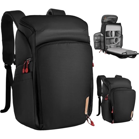 waterproof camera backpack with laptop
