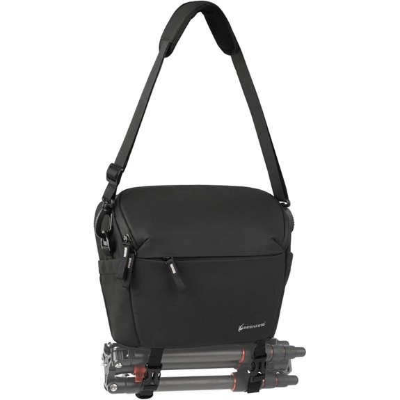 Besnfoto Waterproof Camera Sling Bag with Tripod Holder