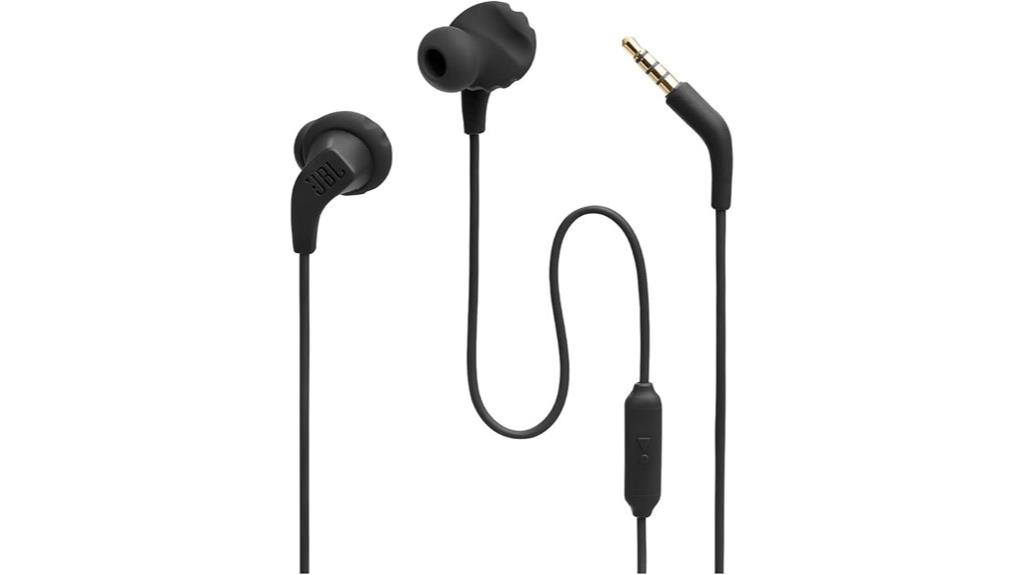 waterproof wired sports earphones