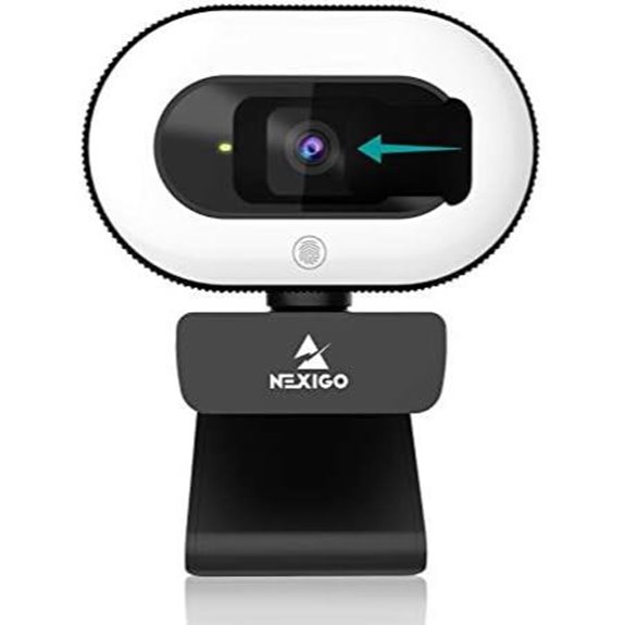 NexiGo StreamCam N930E Webcam with Ring Light