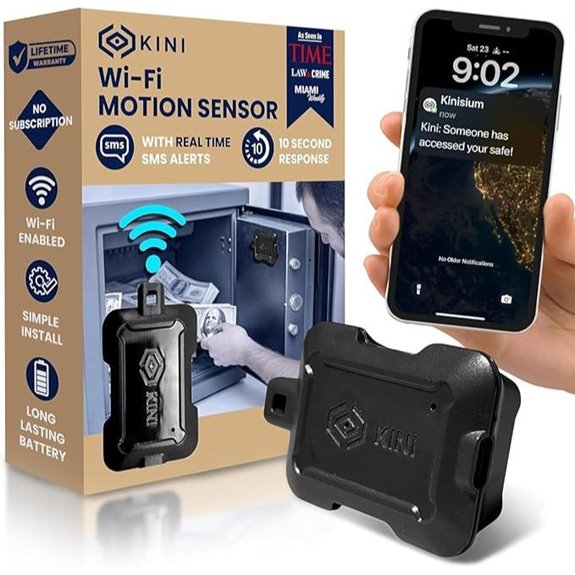 Kini SafeAlert Wi-Fi Motion Sensor with Alerts
