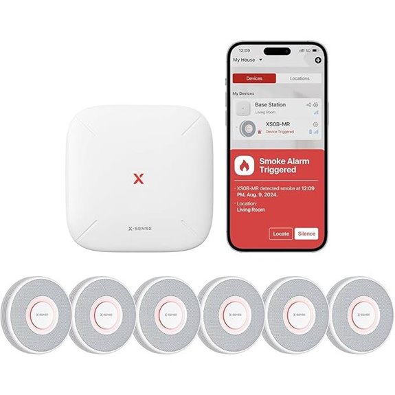 X-Sense Wi-Fi Smoke Detector with Voice Alerts