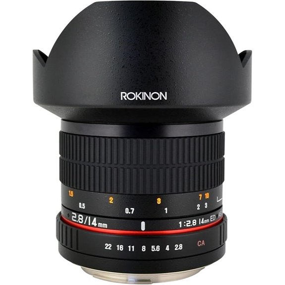 Rokinon FE14M-C 14mm F2.8 Ultra Wide Lens for Canon (Black)