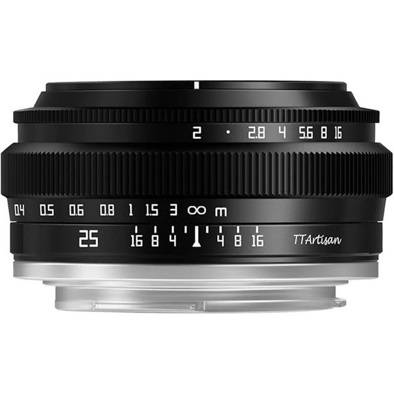 TTArtisan 25mm F2 Wide-Angle Camera Lens for Olympus/Panasonic