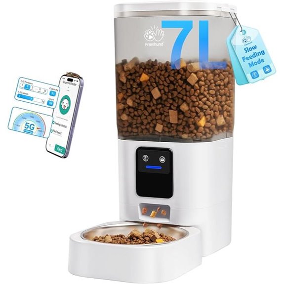 Automatic Cat & Dog Feeder with WiFi & App Control