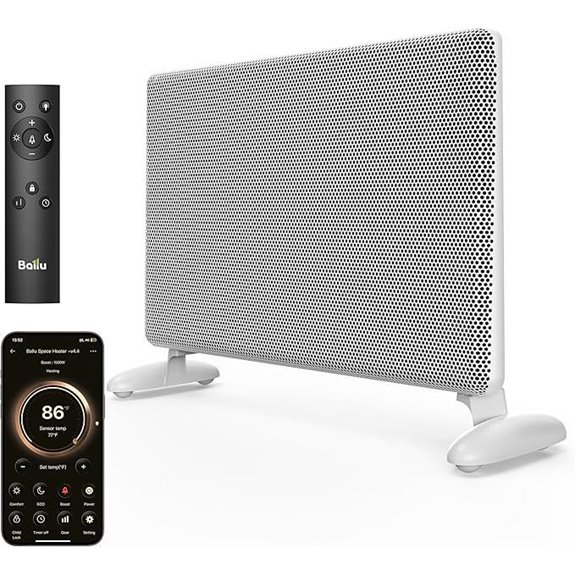 Ballu Mica Infrared Space Heater with WiFi Control