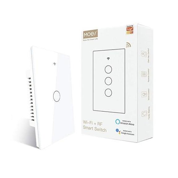 MOES 2.4GHz WiFi Touch Smart Light Switch