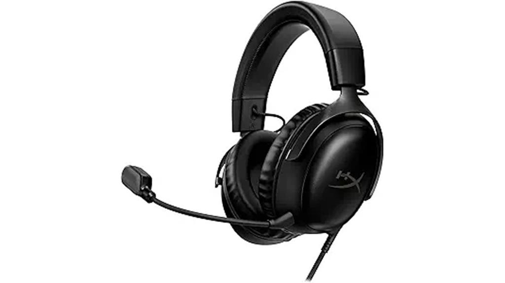 wired black gaming headset