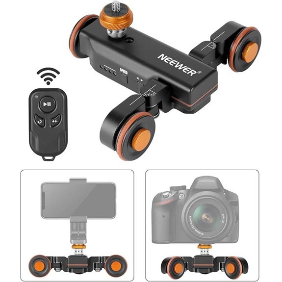Neewer Motorized Wireless Video Camera Dolly (3 Wheels)
