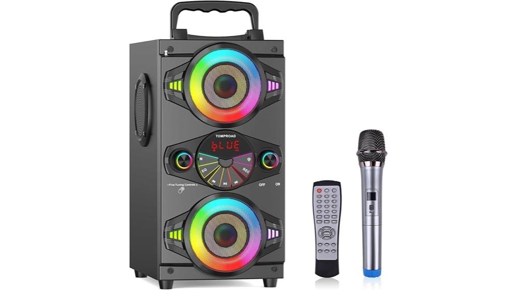 wireless bluetooth speaker with lights