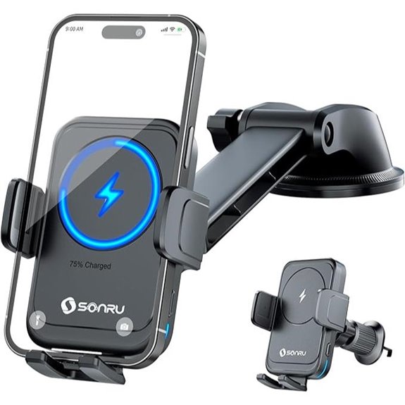 Sonru 2025 Wireless Car Phone Holder & Charger