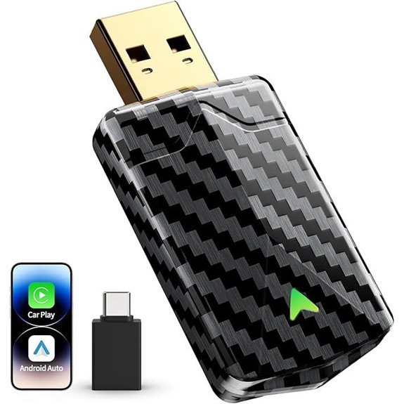 Wireless CarPlay Adapter for iPhone & Android Auto