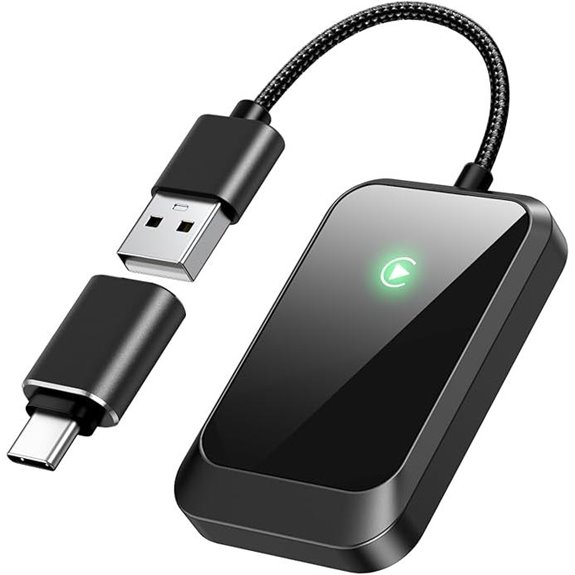 Wireless CarPlay Adapter for iPhone with USB Extension