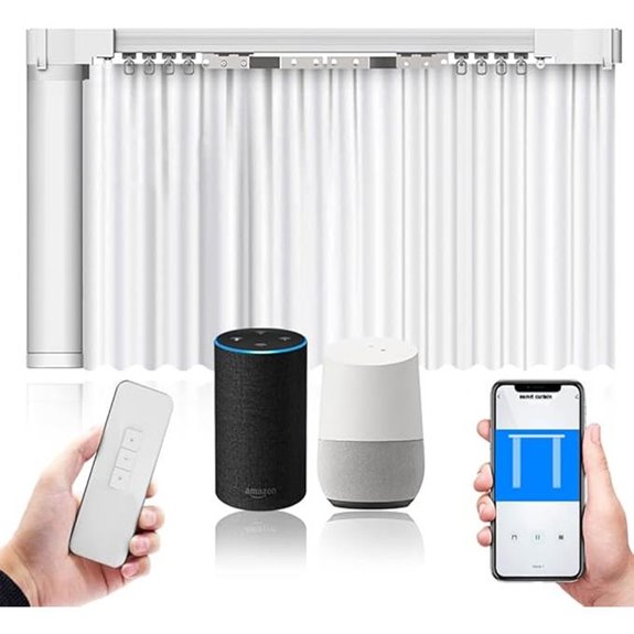 Smart Electric Curtains System with Remote and App