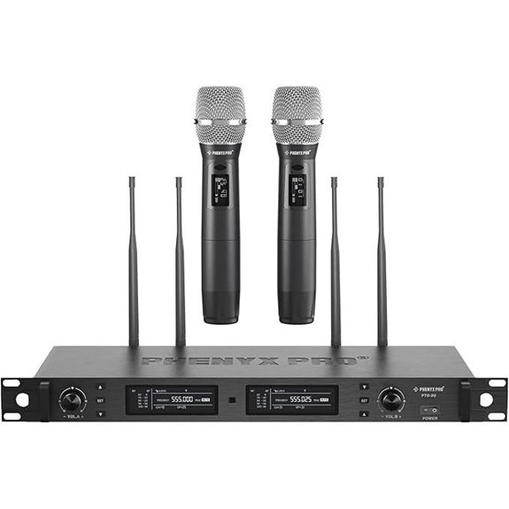 Phenyx Pro Wireless Microphone System with Dual Mics