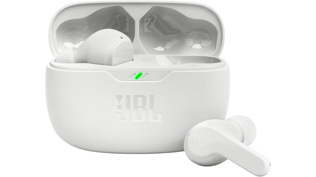 wireless earbuds with jbl branding