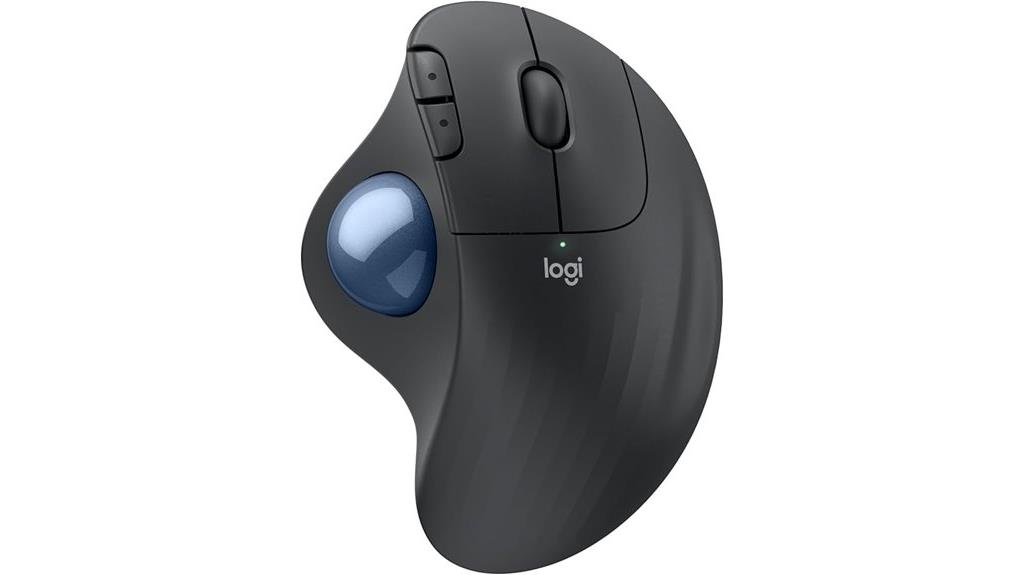wireless ergonomic trackball