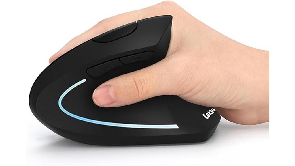 wireless ergonomic vertical mouse