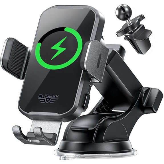 Wireless Car Charger Phone Holder with Fast Charging