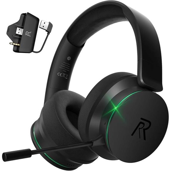 RYR Wireless Gaming Headset for Xbox PS5 Mac