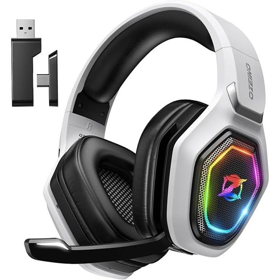 Ozeino Wireless Gaming Headset with Microphone and USB