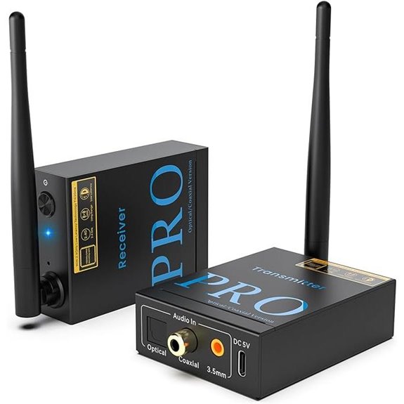 1Mii Wireless Audio Transmitter & Receiver (HiFi Long Range)