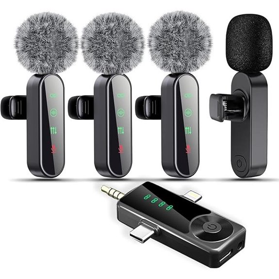 Wireless Lavalier Microphone Pack for Video & Vlogging