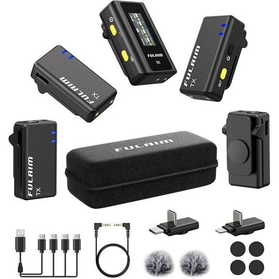 FULAIM X6 Wireless Lavalier Microphone Set