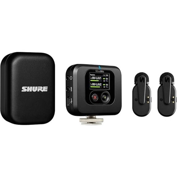 Shure MoveMic Two Kit Wireless Lavalier Microphones