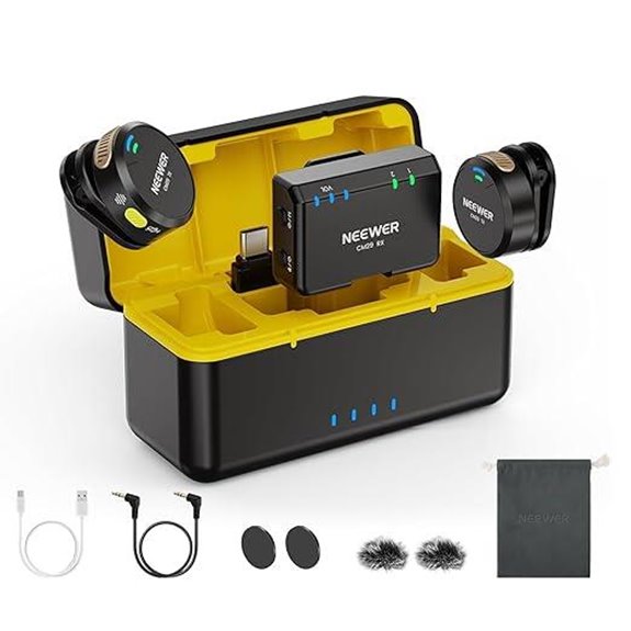 NEEWER CM29 Wireless Microphone Set with Battery