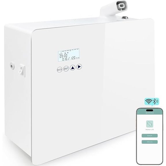 Smart HVAC Waterless Diffuser with Wi-Fi Control