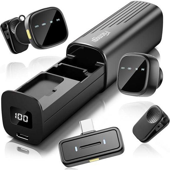 K26 Mini Wireless Lavalier Microphone for Smartphones