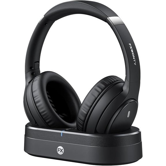 Wireless TV Headphones with Charging Base and HiFi Sound