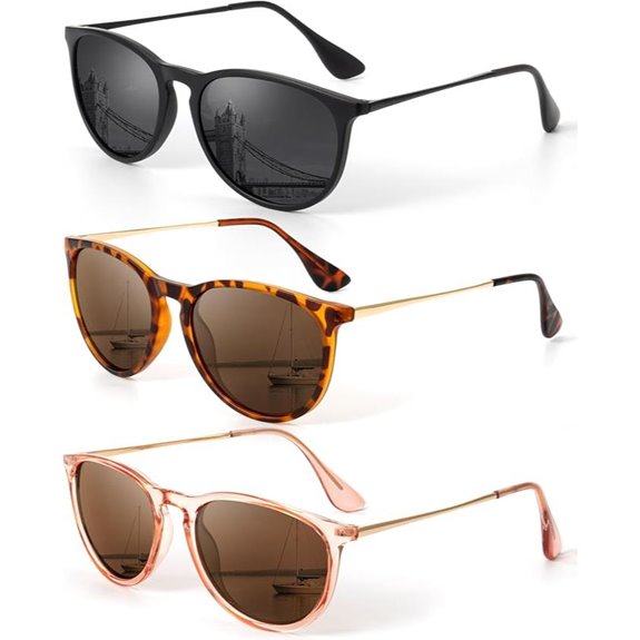 KALIYADI Women's Polarized Retro Style Sunglasses