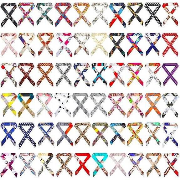 Handepo 60 Pcs Women Hair and Handbag Headbands