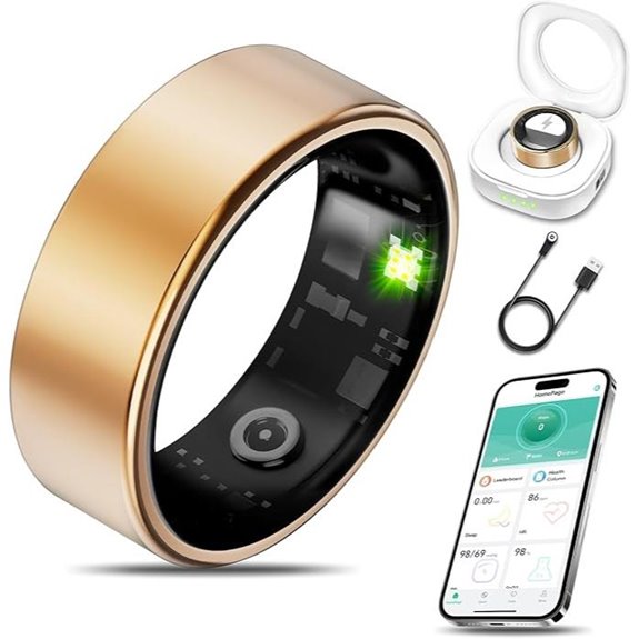 Smart Health Ring for Women Men Fitness Tracker