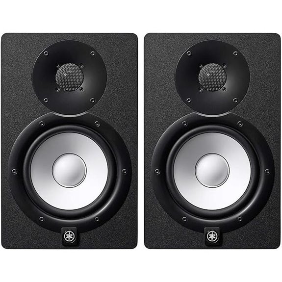 YAMAHA HS8 8-Inch Powered Studio Monitor Pair - Black