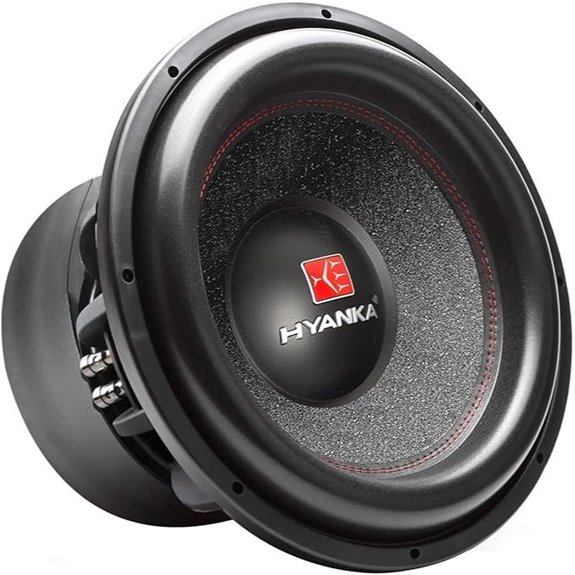 H YANKA 18-Inch 2600W Car Subwoofer